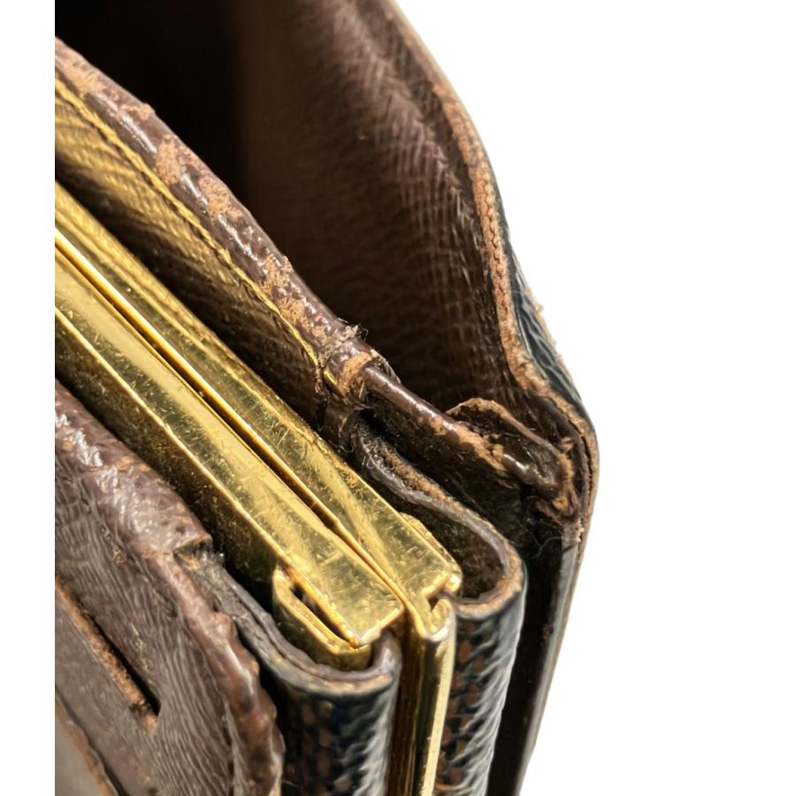 ルイヴィトン モノグラム ポルト モネ ヴィエノワ 茶色 財布 ダミエ LOUIS VUITTON ルイヴィトン ダミエ ポルトモネ・ビエヴィエノワ 2