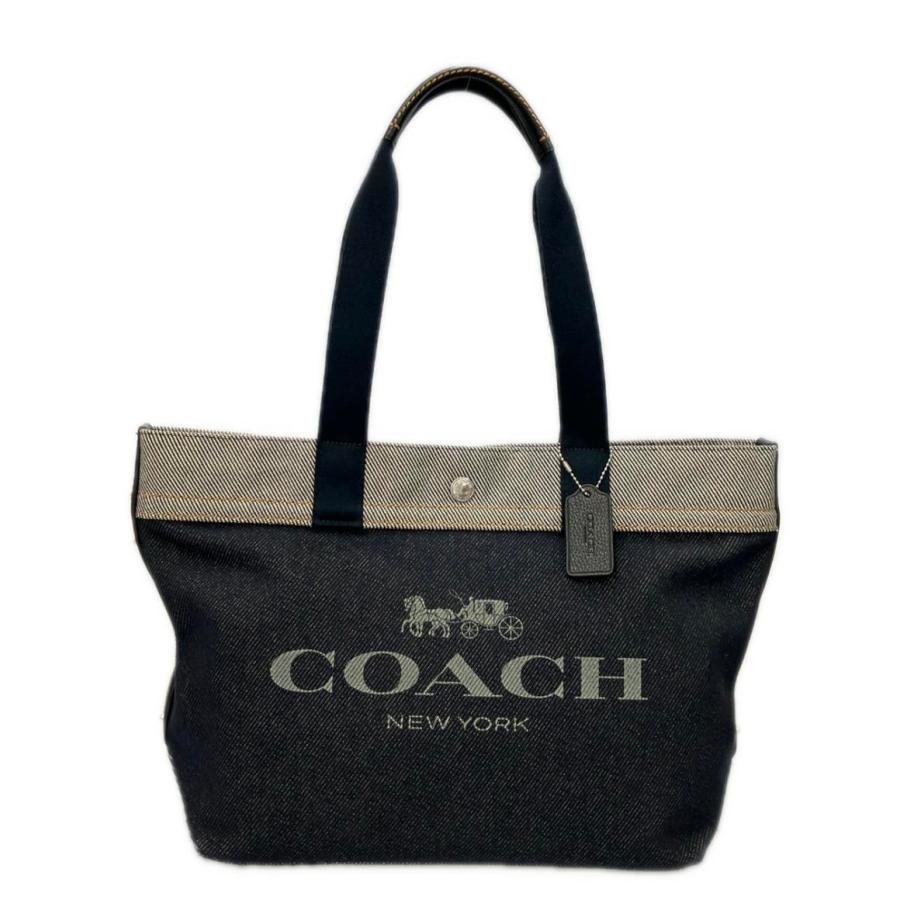 コーチ トートバッグ ショルダーバッグ デニム 肩掛け F39904