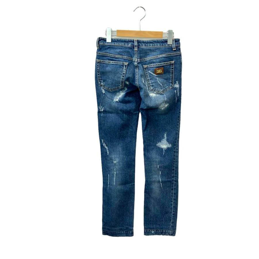 ドルチェアンドガッバーナ ダメージデニムパンツ ジーンズ レディース 