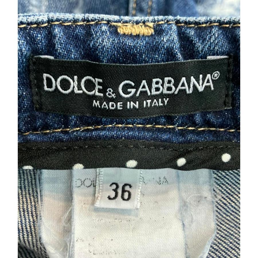 ドルチェアンドガッバーナ ダメージデニムパンツ ジーンズ レディース 