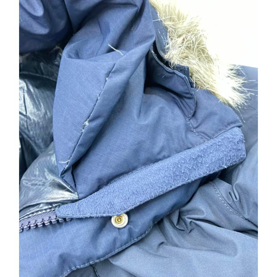 美品 ザノースフェイスパープルレーベル フーデッドファー