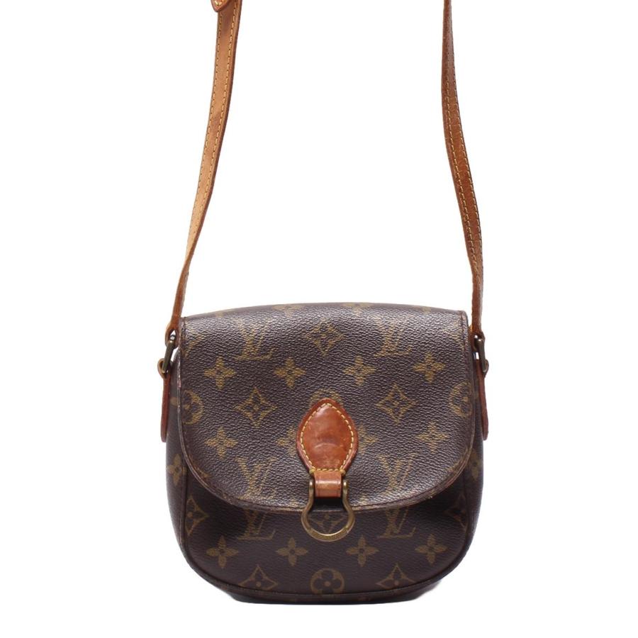 訳あり ルイヴィトン ショルダーバッグ 斜め掛け ミニサンクルー  