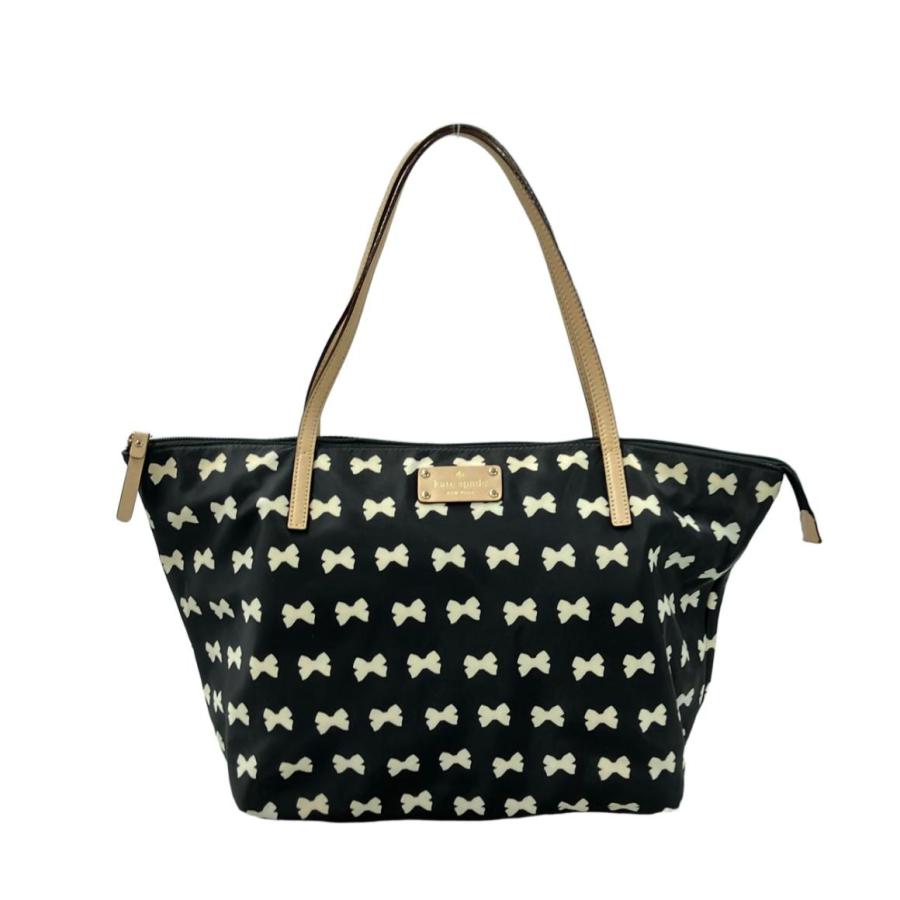 ケイトスペード リボン総柄ナイロントートバッグ レディース Kate  