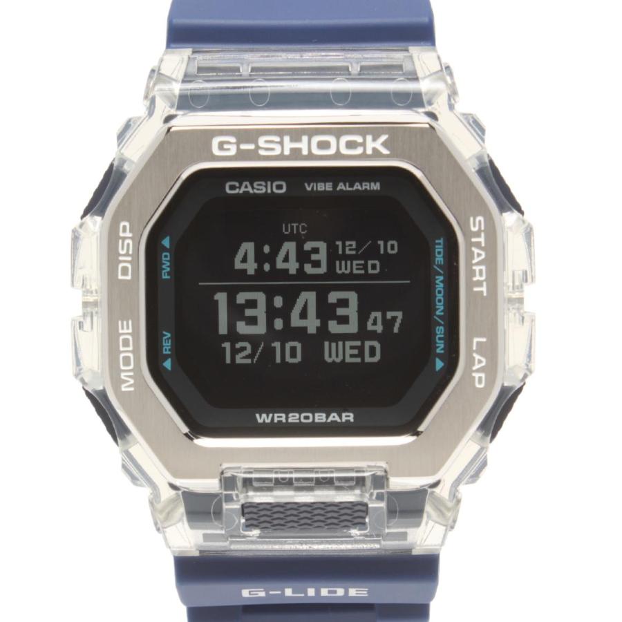 美品 カシオ 腕時計 G-LIDE G-SHOCK クオーツ GBX-100S-2JF メンズ