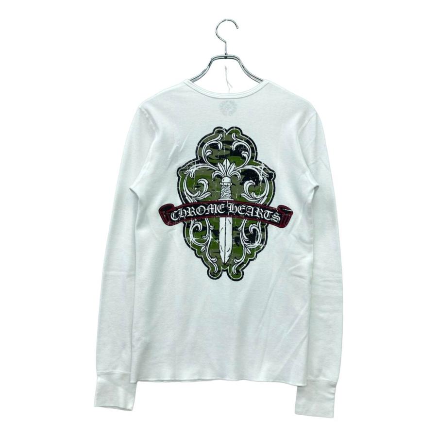 クロムハーツ 長袖Tシャツ クラックドダガーロゴ サーマル ロング