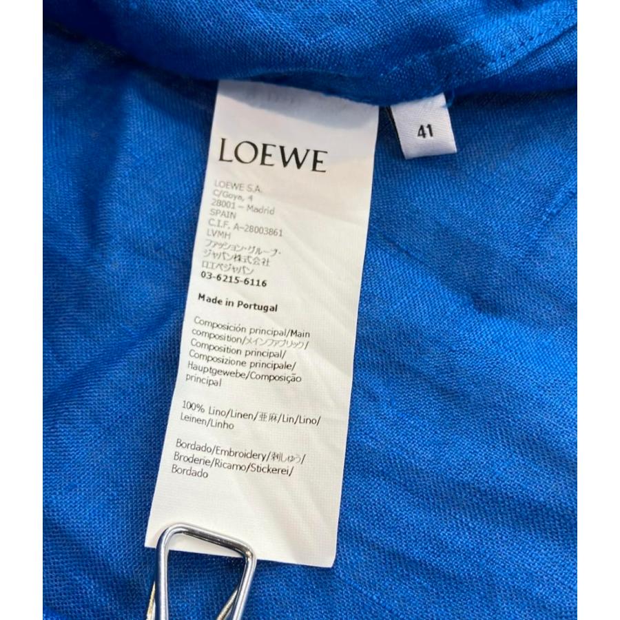 美品 ロエベ 半袖シャツ アナグラム メンズ SIZE 41 (M) LOEWE 中古