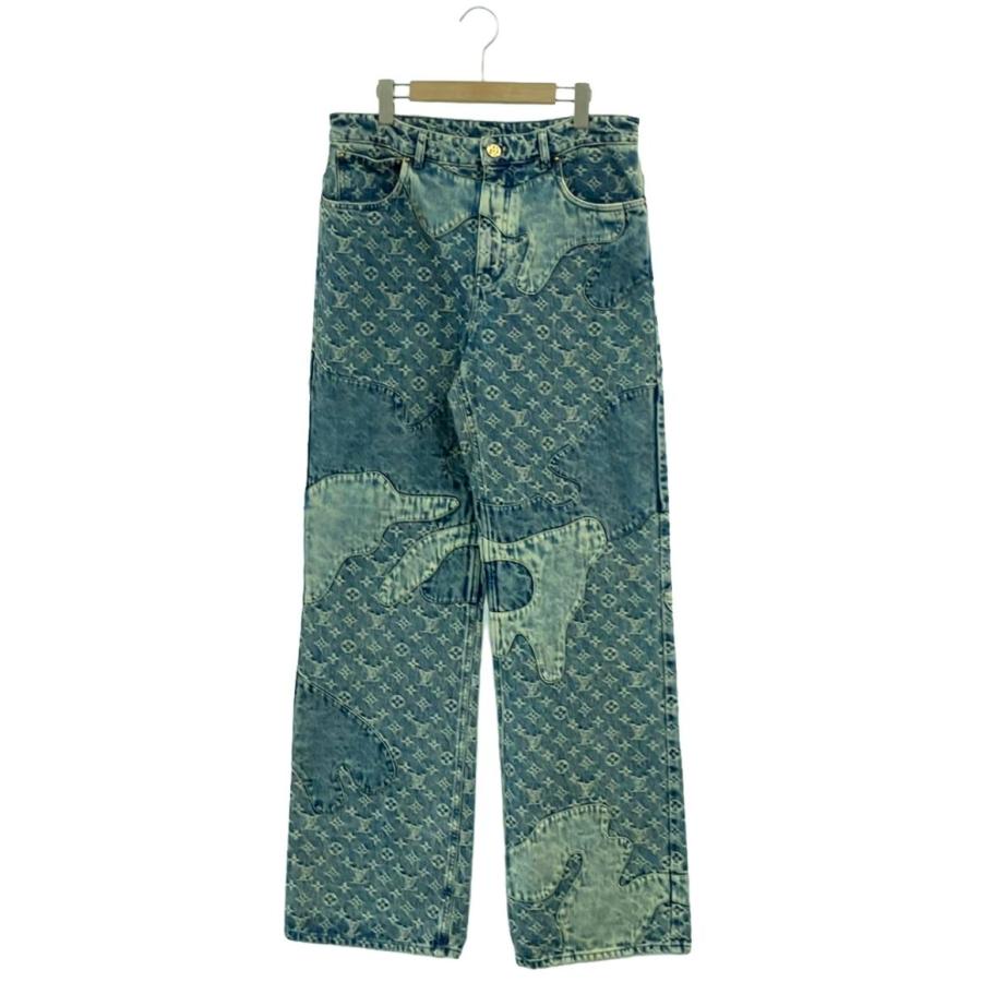 ルイ・ヴィトン モノグラムパッチワークデニムパンツ RM221M UZD