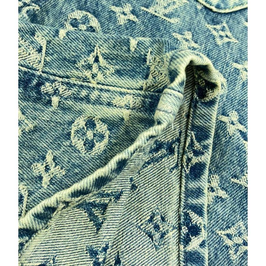 【未使用タグ付き】ルイヴィトン モノグラムパッチ デニムパンツ 34 未使用タグ付き】ルイヴィトン モノグラムパッチ デニムパンツ