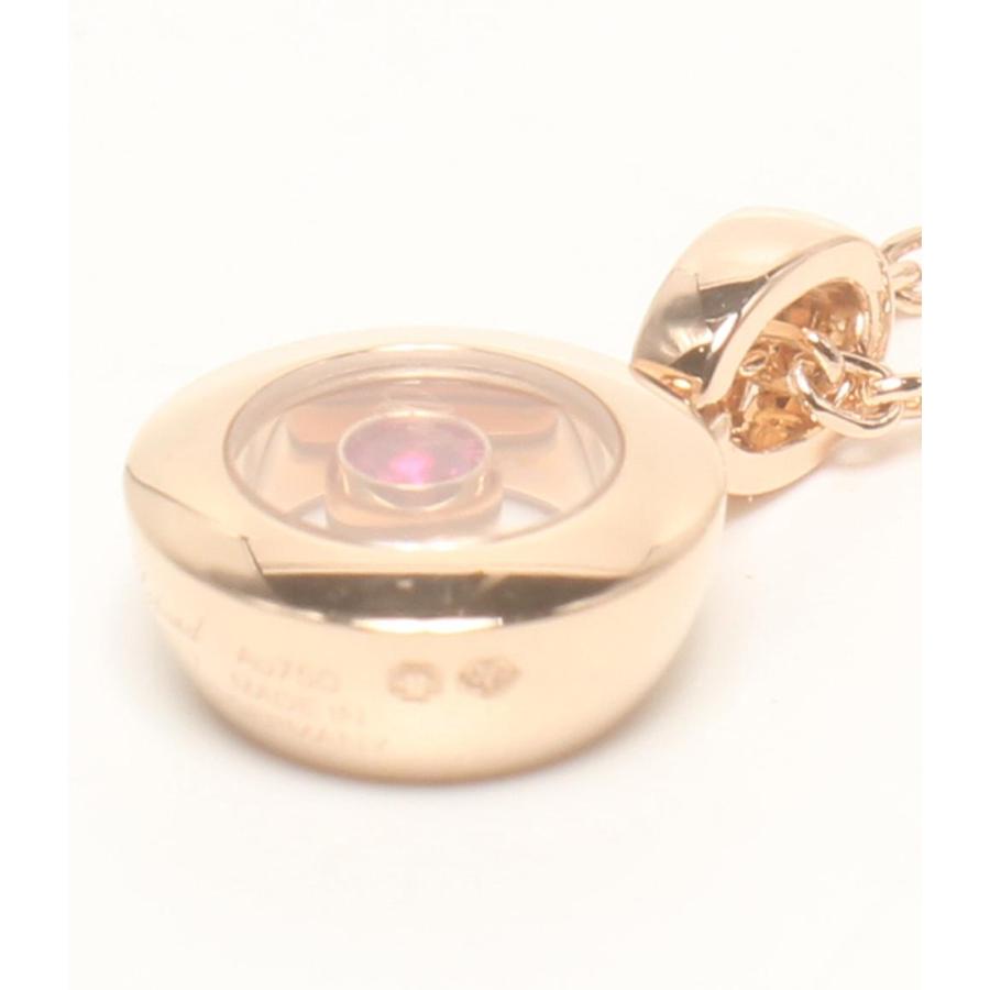 美品 ショパール ネックレス Au750 K18 ハッピールビー レディース 