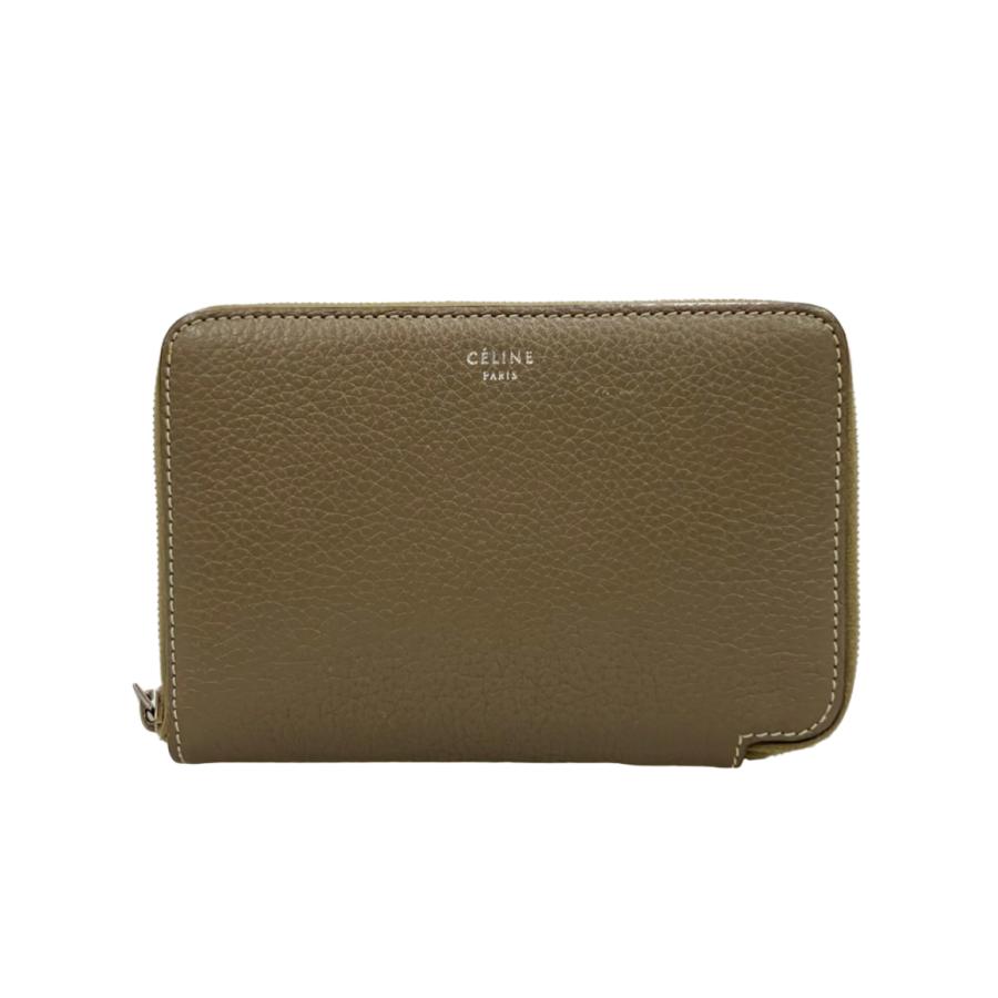 セリーヌ ラウンドファスナー二つ折り財布 レディース CELINE 中古