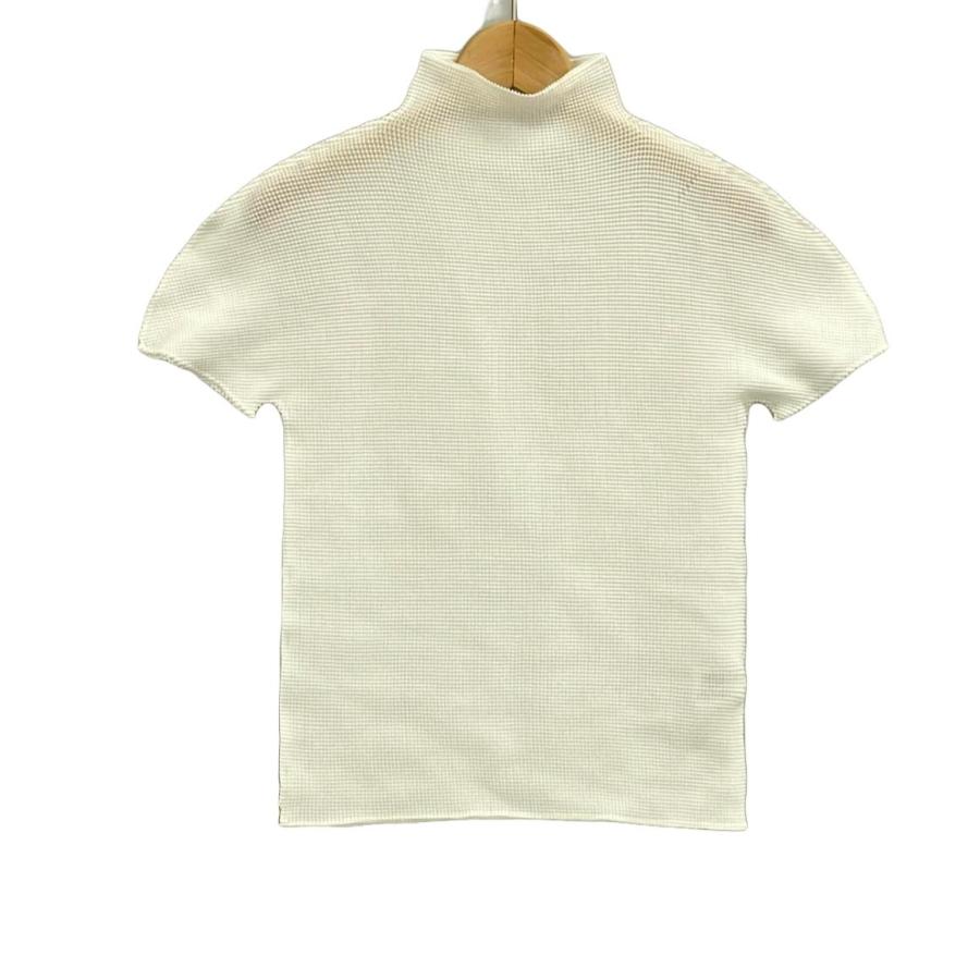 44382　me ISSEY MIYAKE　ハイネック　半袖カットソー 44382 me ISSEY MIYAKE ハイネック 半袖カットソー