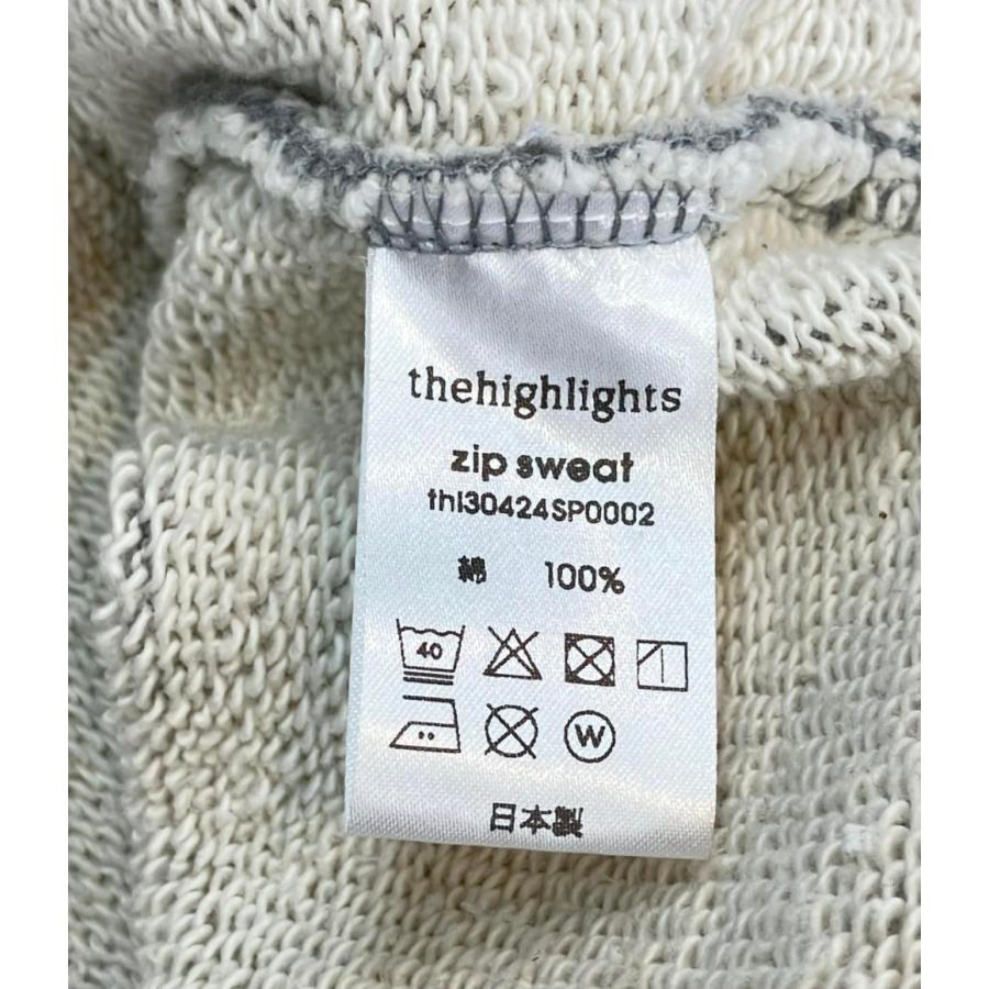 良品 thehighlights ザハイライツ ロングスリーブ 裏起毛スウェット トレーナー サイズ1 ライトグレー レディース 古着 中古 USED HEILIS（ヘイリス） トレーナー スウェット レディース : ZOZOTOWN