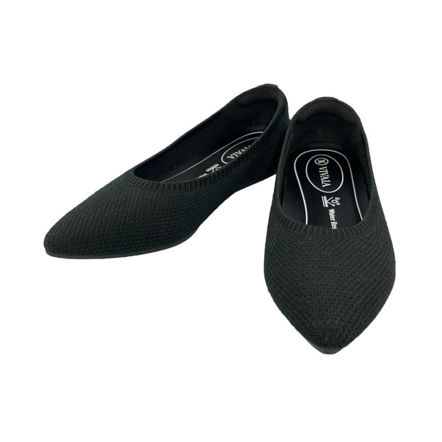 ビバラ ポインテッドトゥパンプス フラットシューズ レディース SIZE 