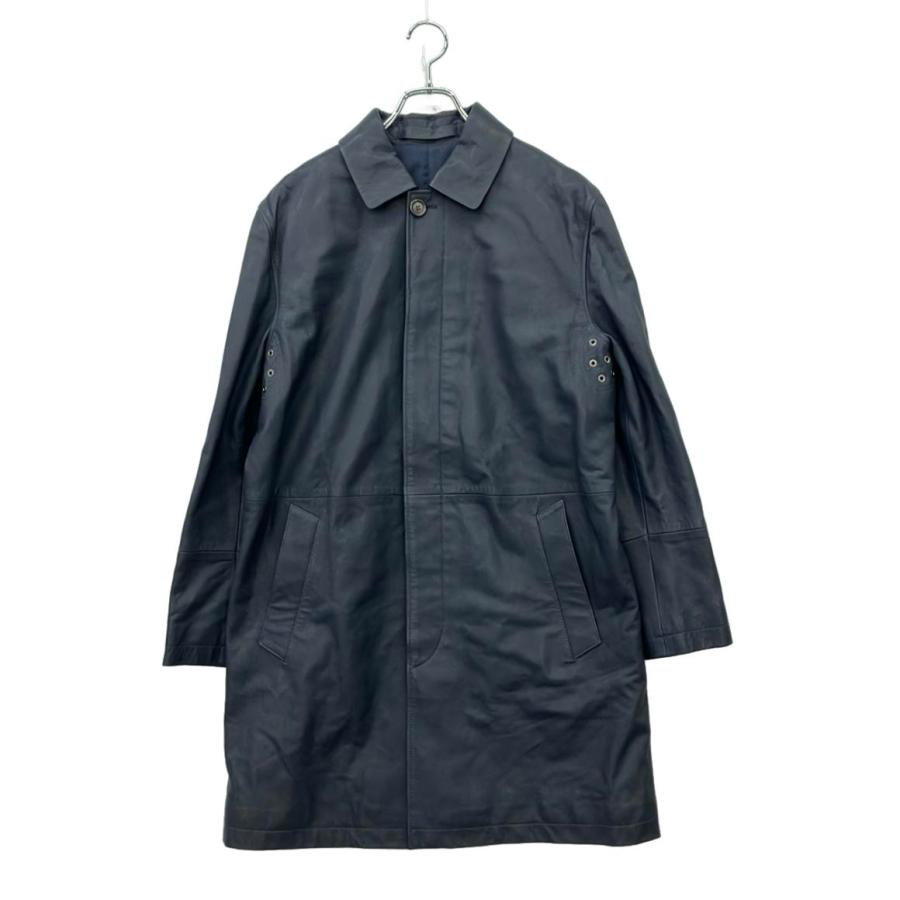 dunhill コート 美品 ダンヒル ラムレザーコート メンズ SIZE M Dunhill 中古