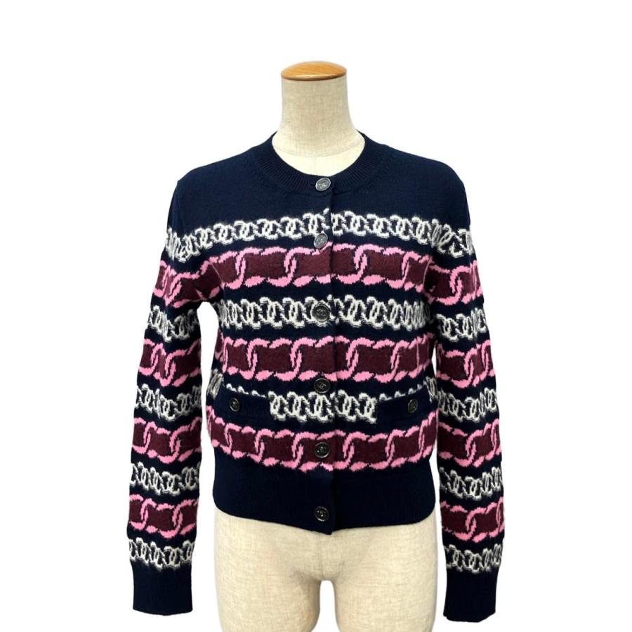 シャネル カーディガン サイズ38 M美品  - CHANEL - CHANEL(シャネル) カーディガン サイズ38 M レディース美品
