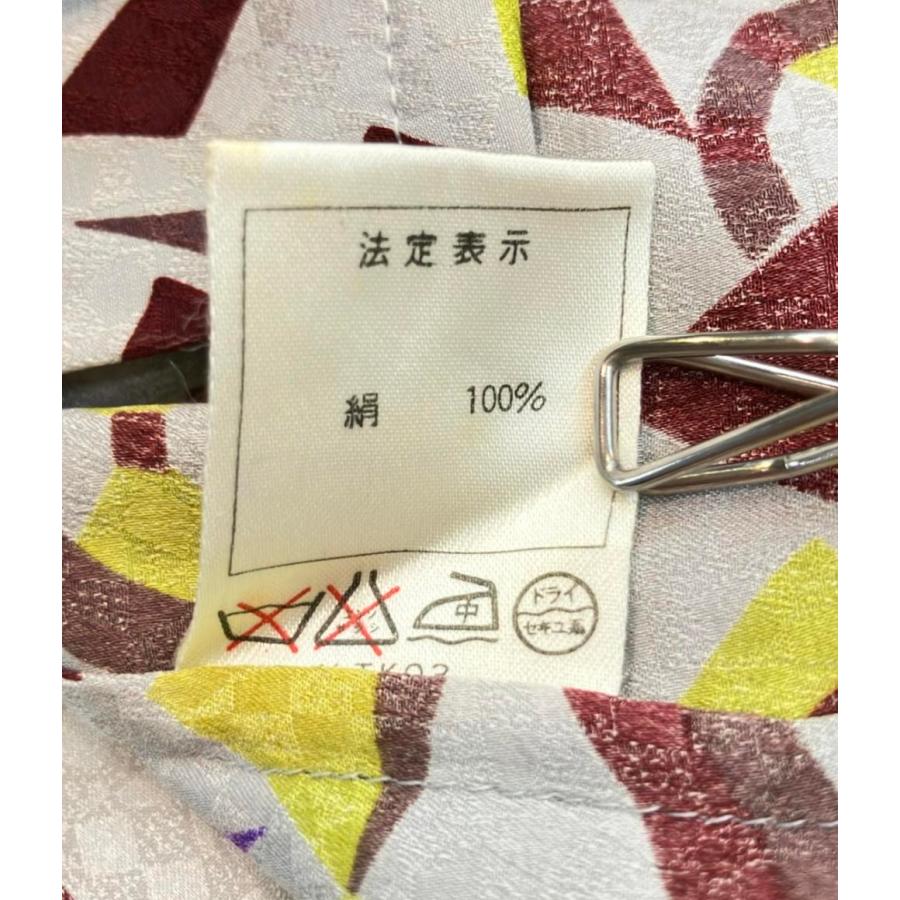 Christian Dior ディオール 長袖シャツ ボウタイ シルク 総柄 クリスチャンディオール 長袖シャツ ボウタイ 総柄 レディース SIZE M