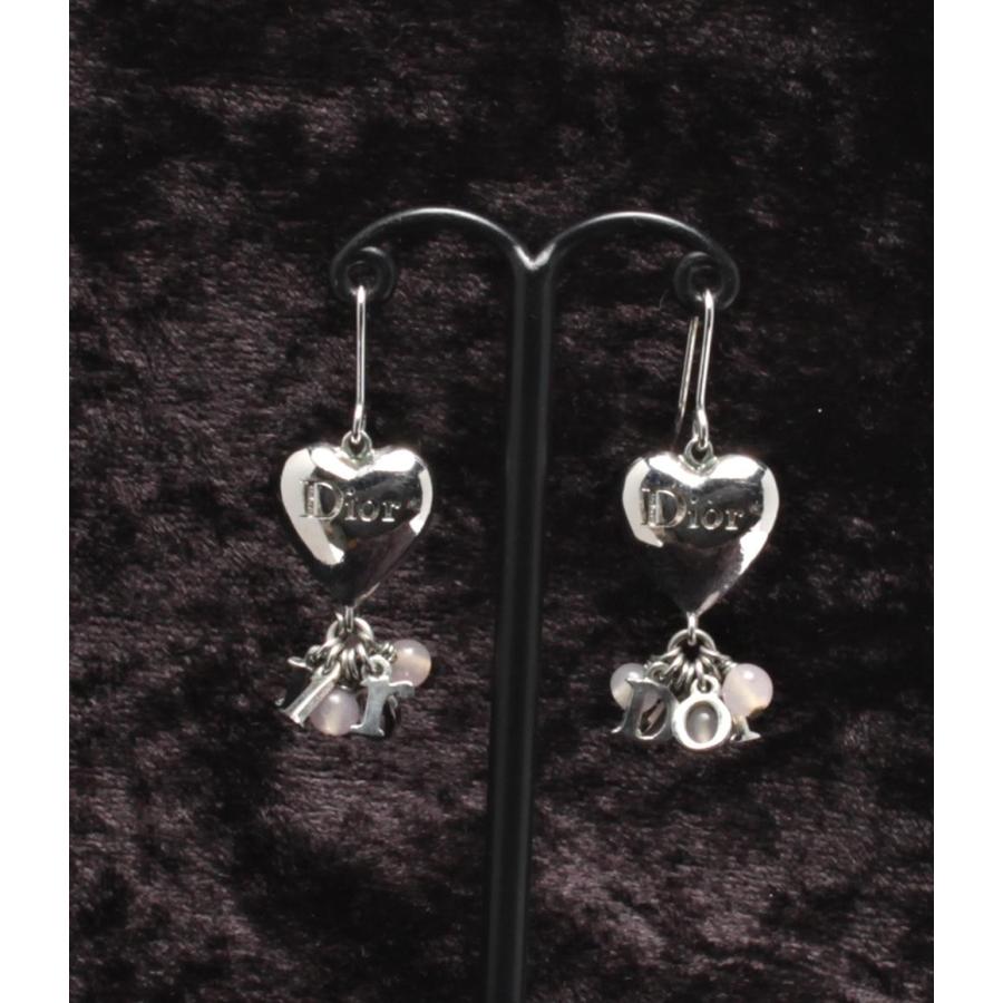 クリスチャンディオール ピアス ロゴ ハートモチーフ レディース  