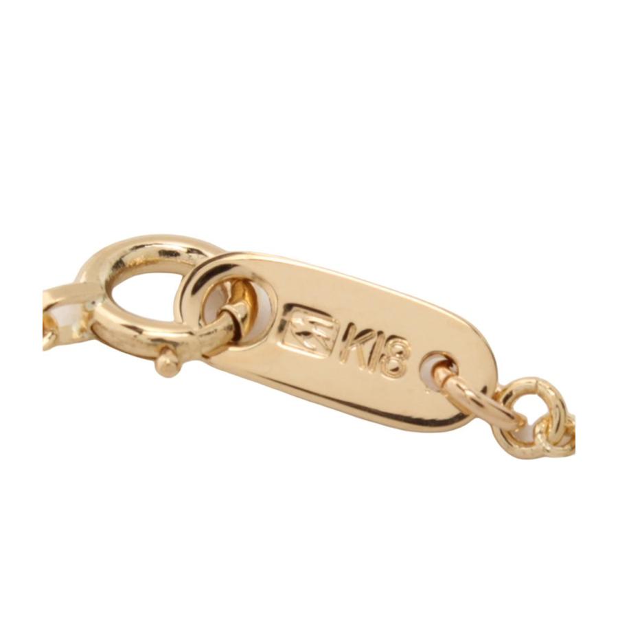 NINA RICCI K18 ネックレス 刻印あり 美品 ニナリッチ K18 ネックレス リボンモチーフ レディース NINA