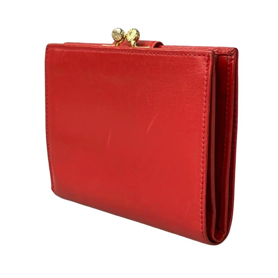 セリーヌ 二つ折りがま口財布 レディース CELINE 中古 : Rehello by