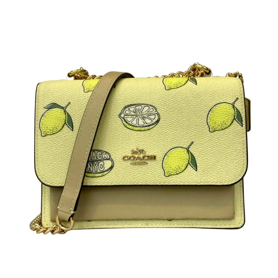 コーチ チェーンショルダーバッグ レモン CAN24 レディース COACH コーチ チェーンショルダーバッグ レモン CAN24 レディース COACH 中古
