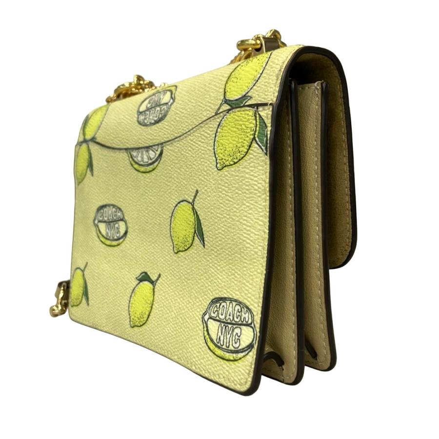 コーチ チェーンショルダーバッグ レモン CAN24 レディース COACH コーチ チェーンショルダーバッグ レモン CAN24 レディース COACH 中古