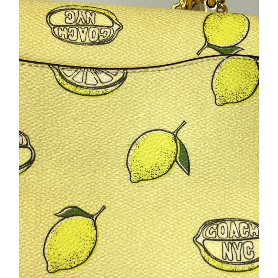 コーチ チェーンショルダーバッグ レモン CAN24 レディース COACH 中古