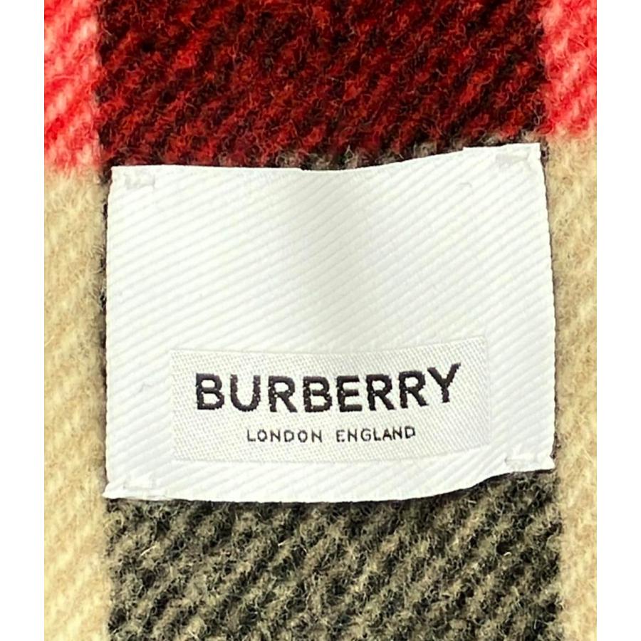 バーバリー ロンドン 裏ノバチェック ウール ダッフル ポンチョ コート F 美品 バーバリーロンドンイングランド ダッフルコート メンズ