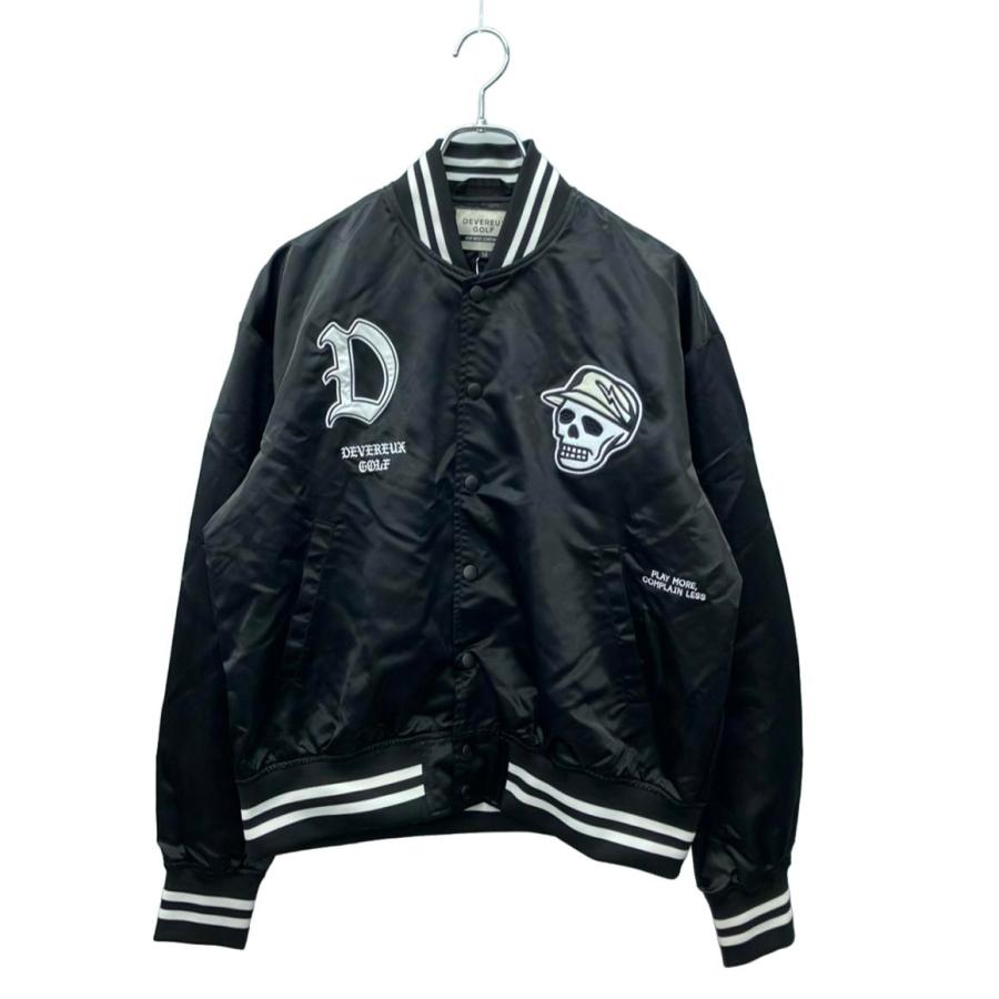 ○★新品未使用　DEVEREUX GOLF　ボンバージャケット　M　ブラック 美品 デヴァローゴルフ ブルゾン スカル メンズ SIZE M DEVEREUX GOLF