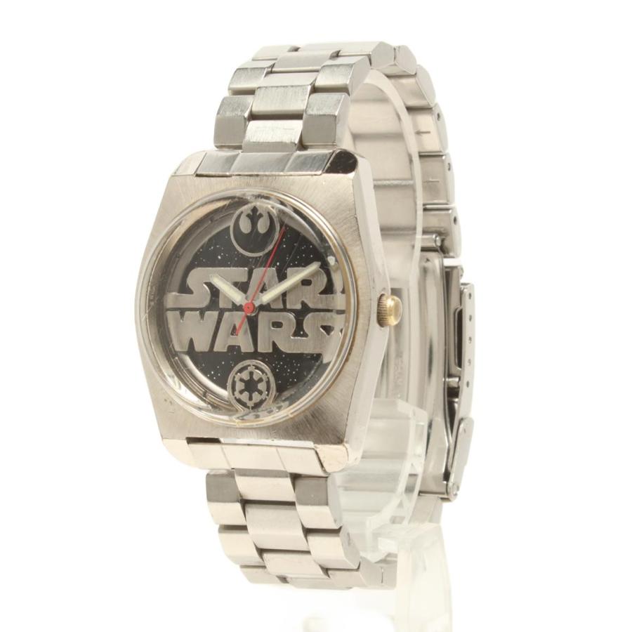 【中古】スター・ウォーズ 記念 腕時計 スターウォーズ デス・スター クオーツ LI-1568 メンズ 中古