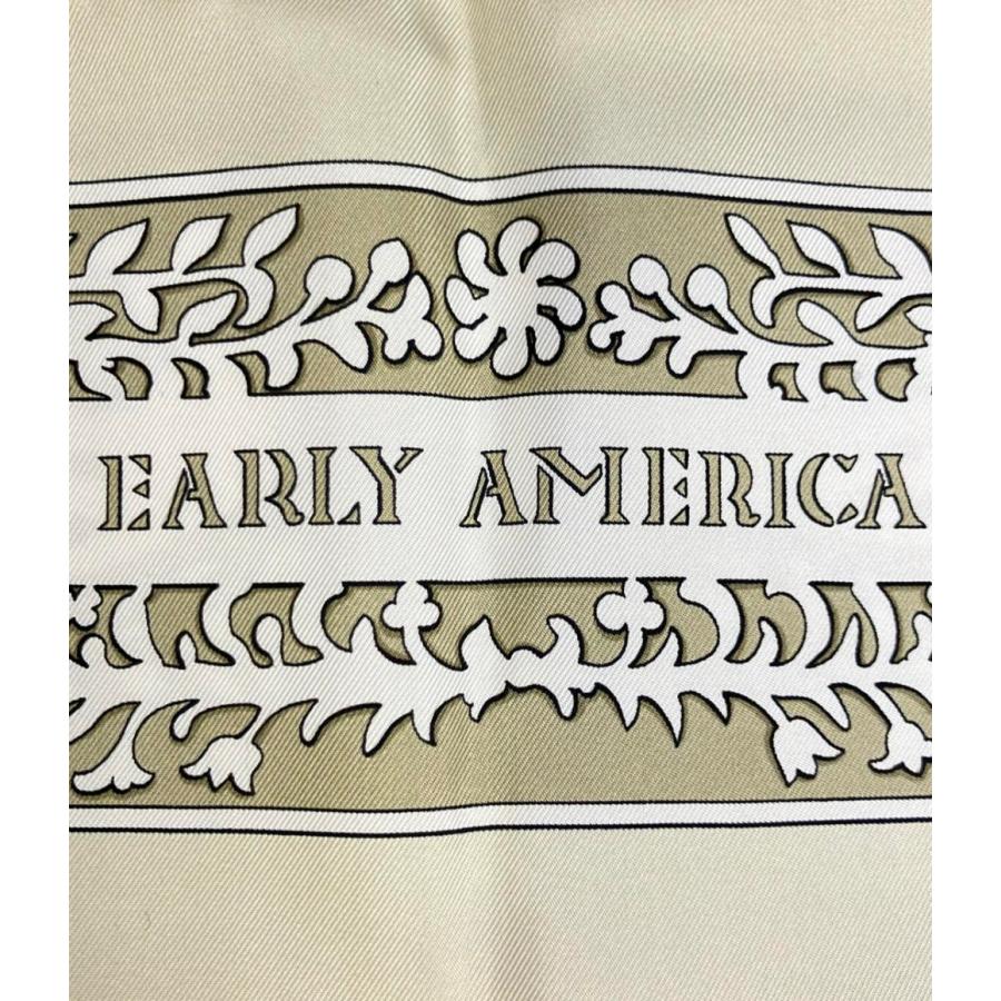 エルメス スカーフ シルク100% カレ90 EARLY AMERICA レディース