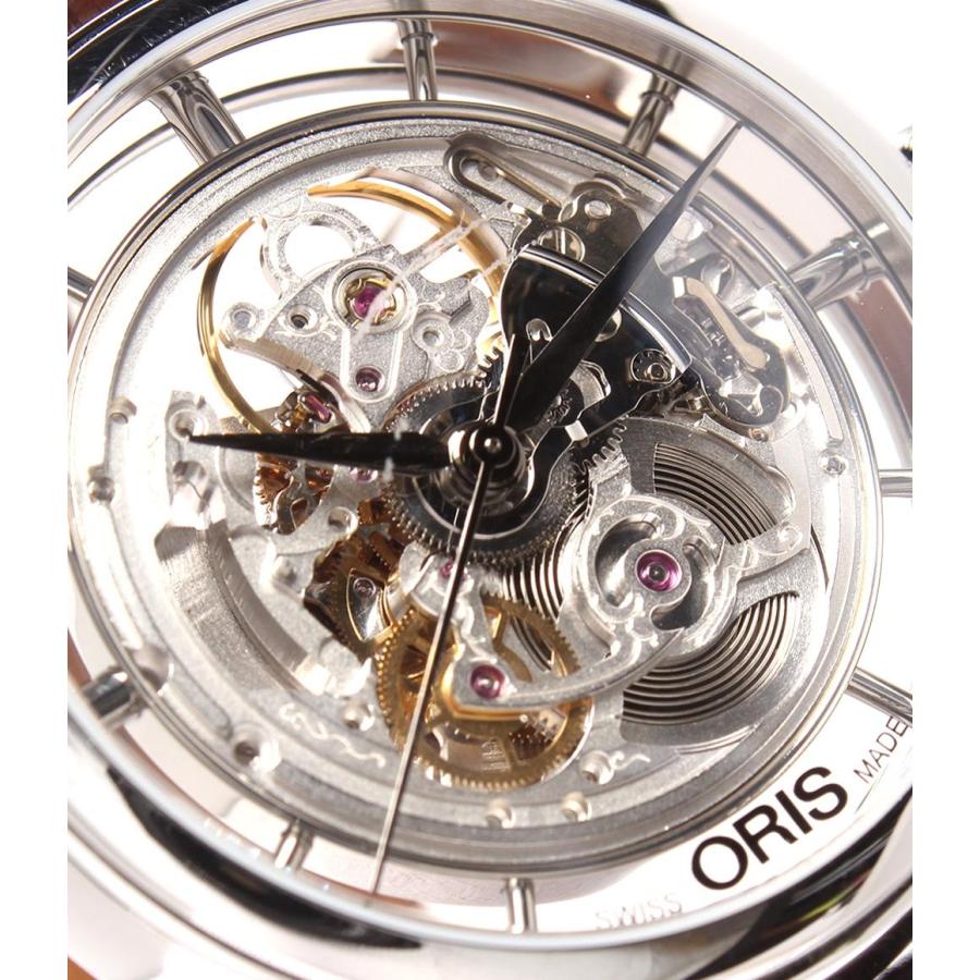 オリス 腕時計 アートリエ トランスルーセント スケルトン 自動巻き 01