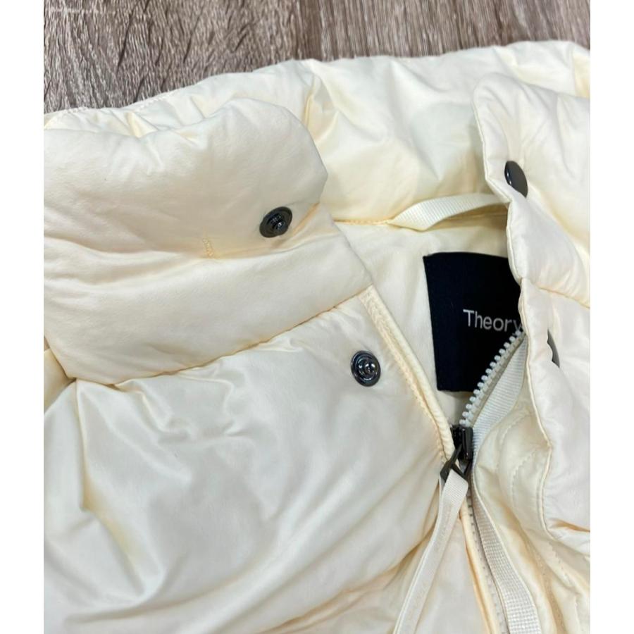 セオリー ダウンジャケット 軽量 ダブルジップ スナップボタン PARACHUTE DWN SH-MOTION DOWN メンズ SIZE L theory セオリー ダウンジャケット 軽量 ダブルジップ スナップボタン