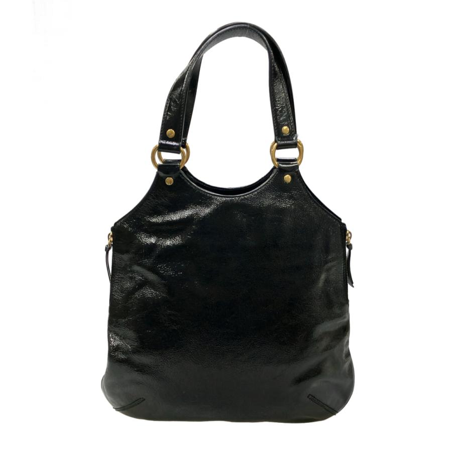 Yves Saint Laurent パテント トートバッグ イヴ・サンローラン トートバッグ パテントレザー レディース YVES