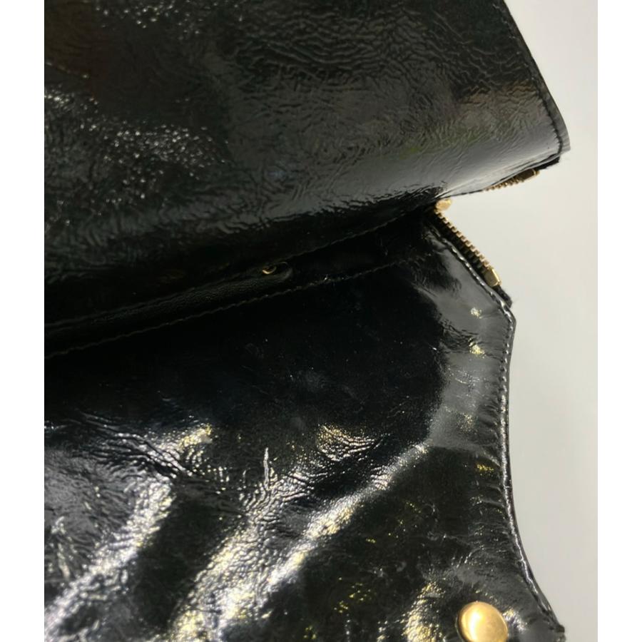 イヴ・サンローラン トートバッグ パテントレザー レディース YVES