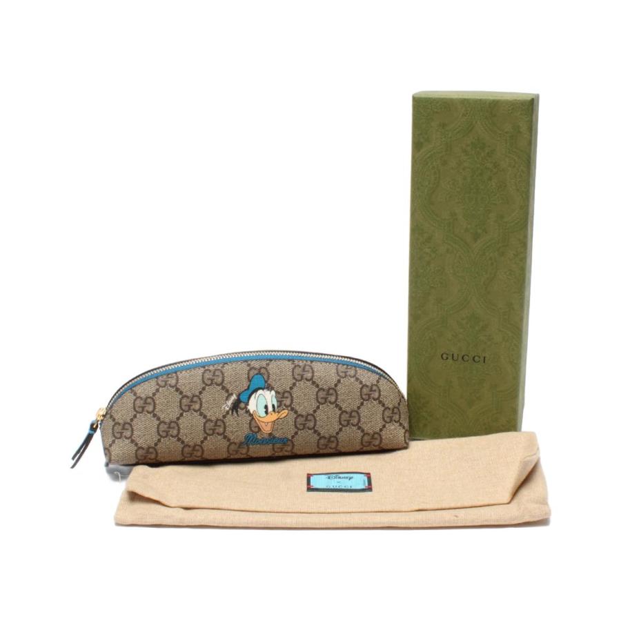 美品 グッチ ペンケース×Disney GGスプリーム 661129 0416 レディース