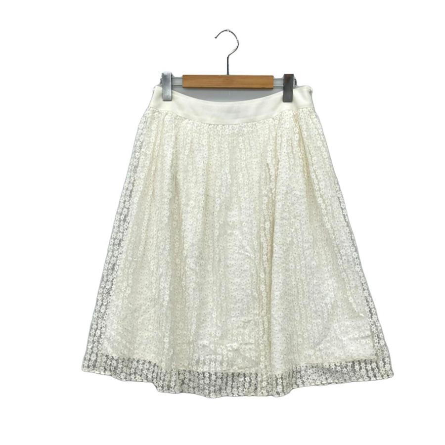 【特別価格】エムズグレイシー未使用花柄スカート40 美品 エムズグレイシー 花柄レーススカート レディース SIZE 40 (M