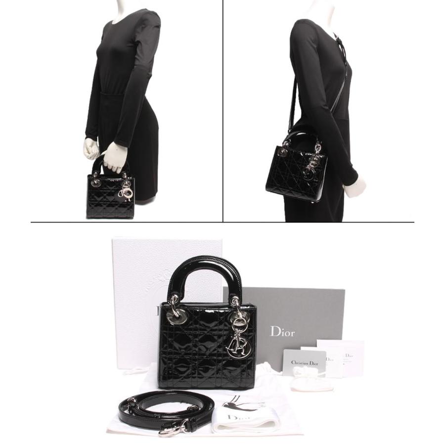 美品 クリスチャンディオール 2wayハンドバッグ シルバー金具 