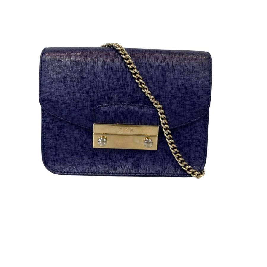 Furla フルラ ジュリア チェーンショルダー ショルダーバッグ レザー レディース [中古] フルラ ショルダーバッグ 斜め掛け チェーンJULIA ジュリア レディース