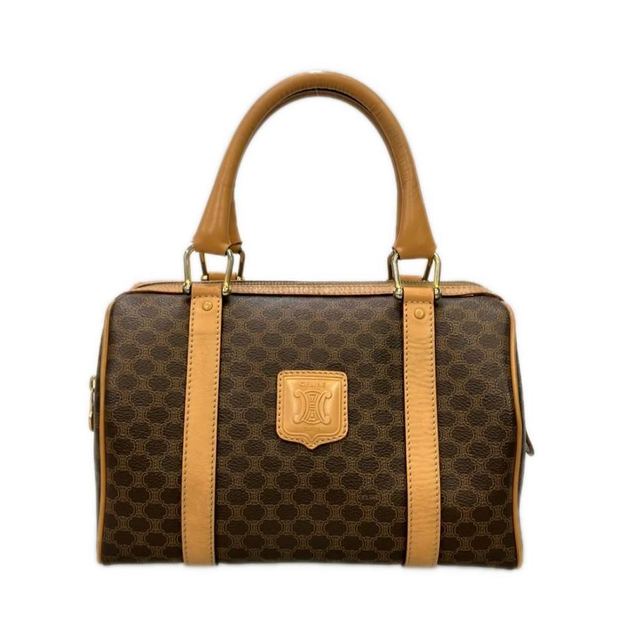 ⭐CELINE⭐セリーヌ　ミニミニボストン　ハンドバッグ　マカダム　ショルダー付 セリーヌ ハンドバッグ ミニボストン マカダム レディース CELINE 中古