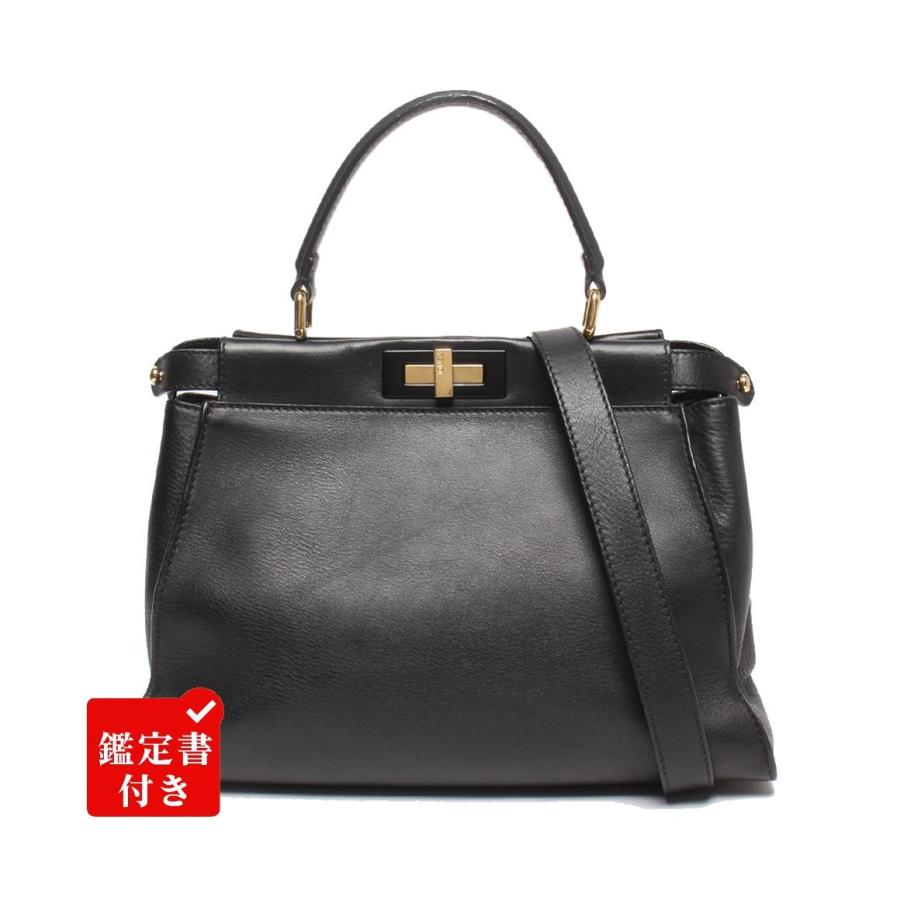 フェンディ 2WAYハンドバッグ ショルダーバッグ 肩掛け ピーカブー