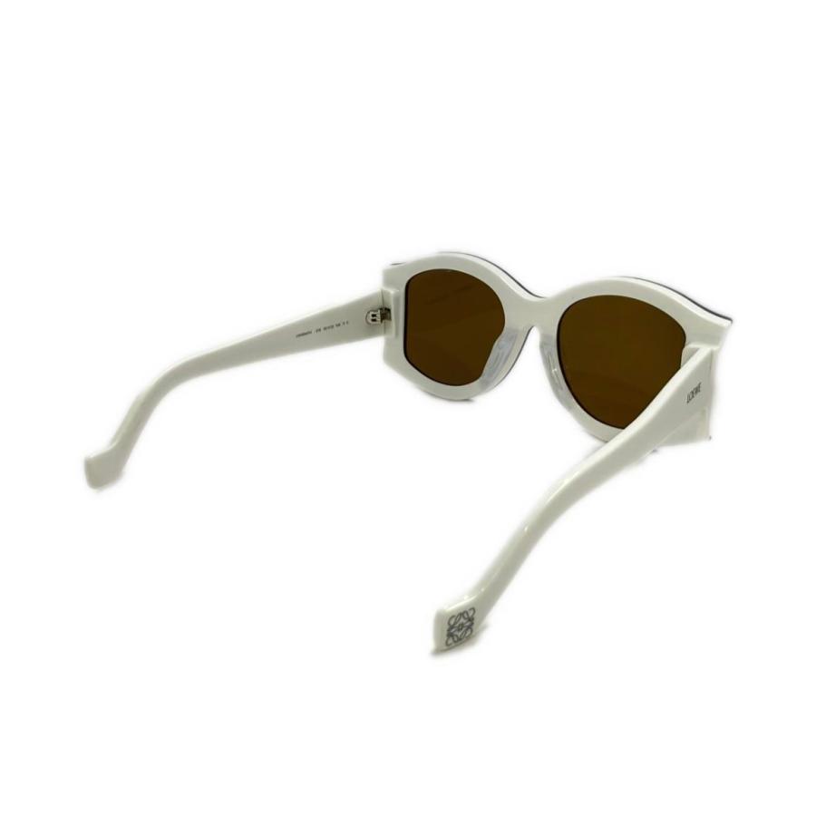 暑*い様 LOEWEロエベサングラスクリーム新品未使用 ロエベ LOEWE LOEWE サングラス LW40036I フォックス型 （48E