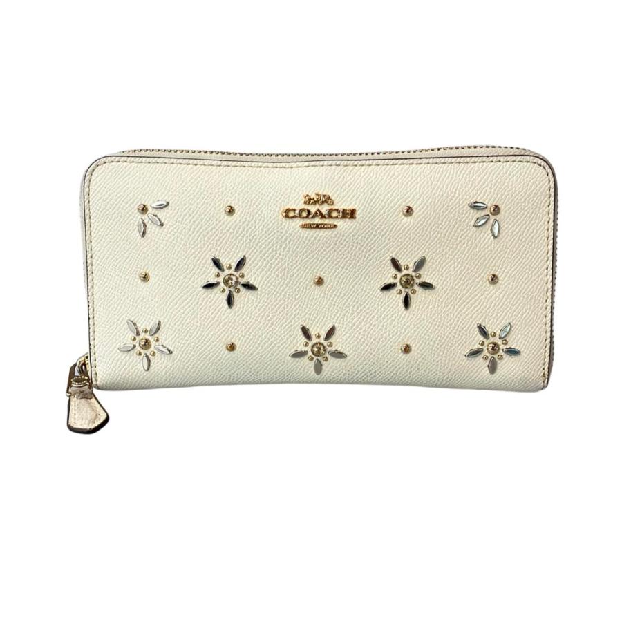 コーチ ラウンドファスナー長財布 レディース COACH 中古 : Rehello by
