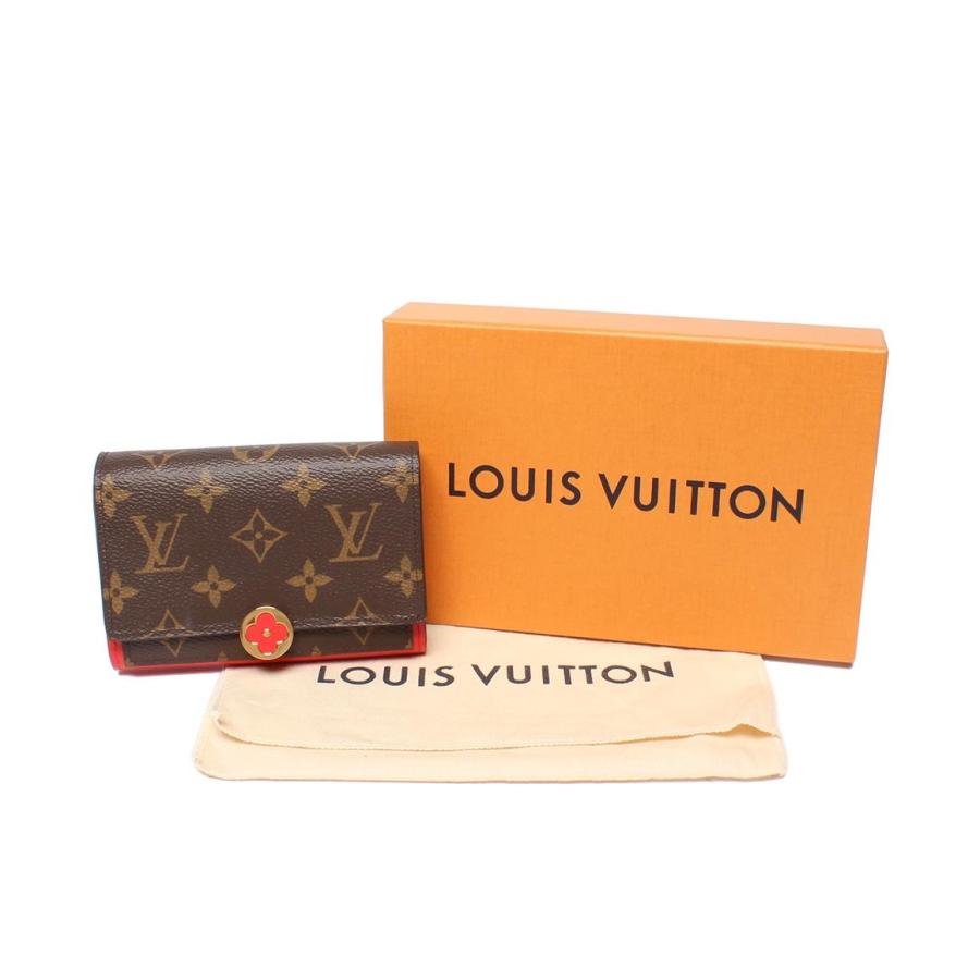 ルイ ヴィトン モノグラム ポルトフォイユ フロール コンパクト 2つ折財布 LOUIS VUITTON 【新品同様】 ルイヴィトン モノグラム