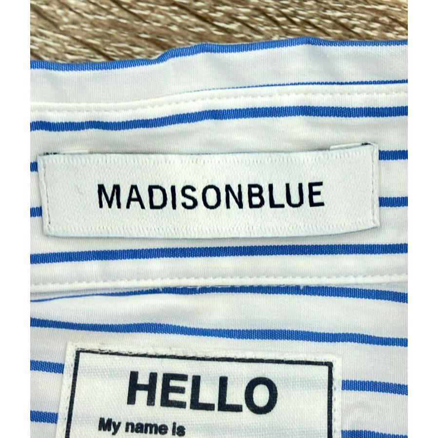 マディソンブルー 半袖シャツ RELAXED FIT SH P.STRIPE 美品 マディソンブルー 半袖シャツRELAXED FIT SH P.STRIPE MB231-5020