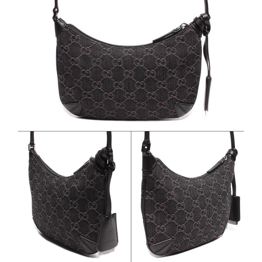 美品 グッチ ワンショルダーバッグ シルバー金具 ホースビット