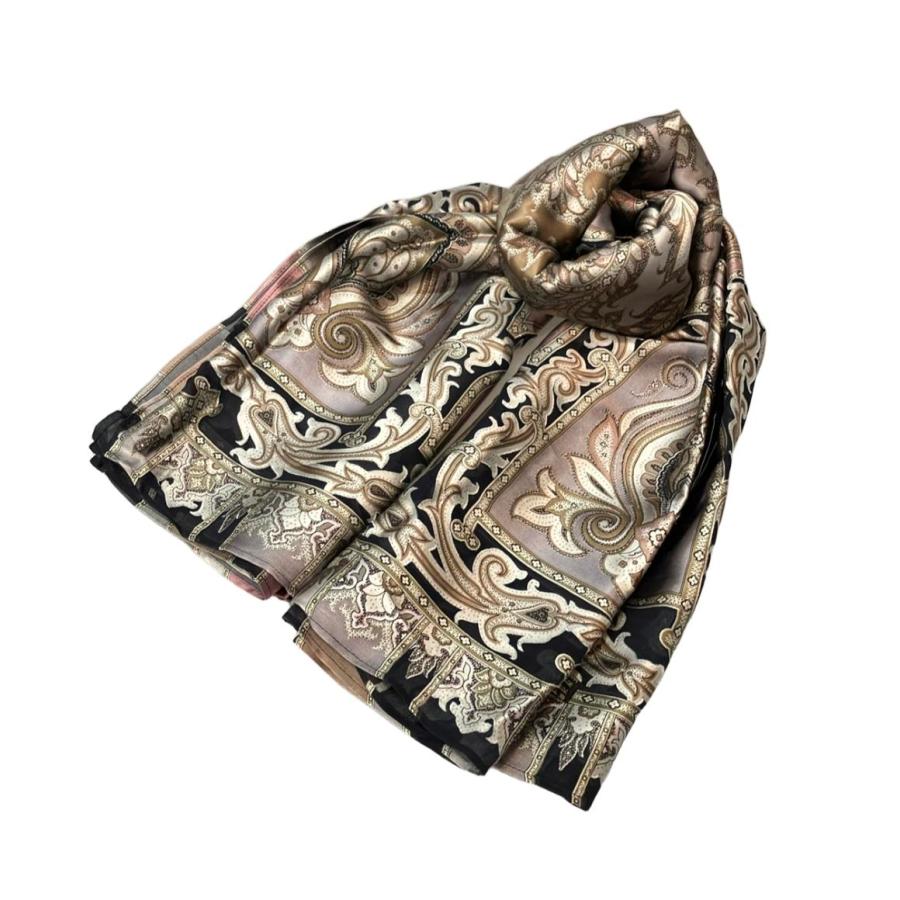 ETRO エトロ 大判 ストール ペイズリー 花柄 正方形