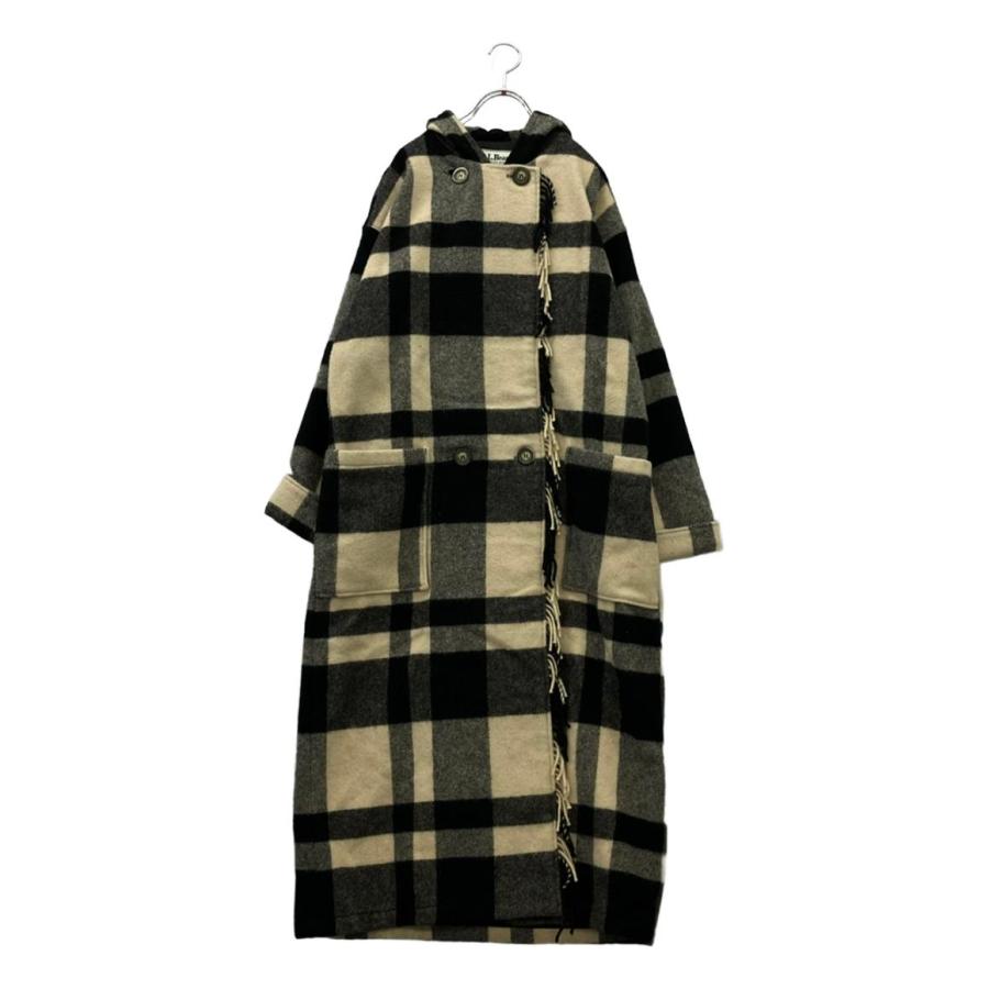 エルエルビーン ウールコート ロング ヴィンテージ チェック柄