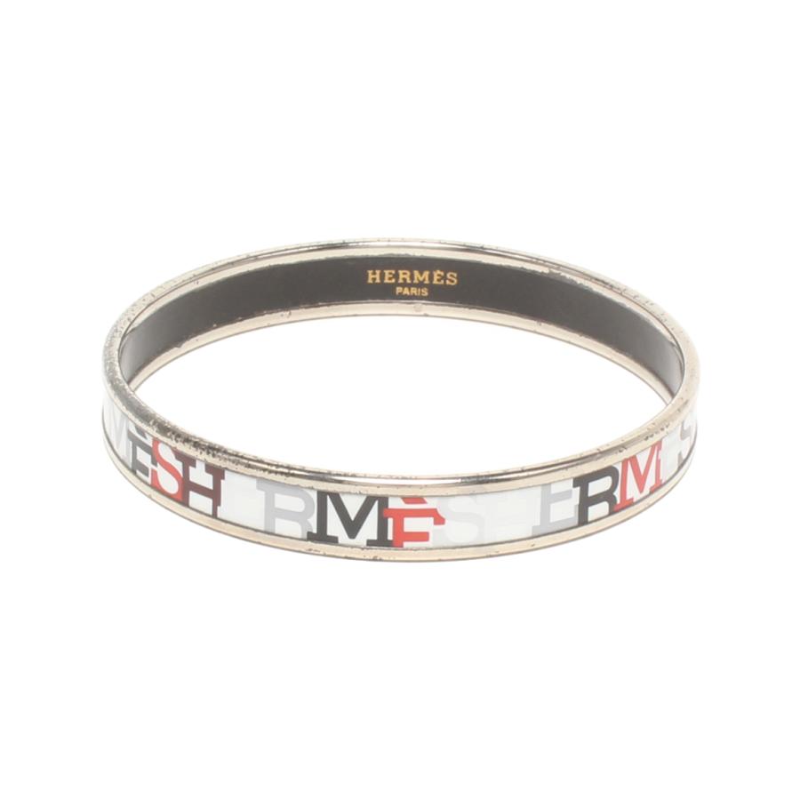エルメス バングル エマイユ PM ロゴ レディース HERMES 中古