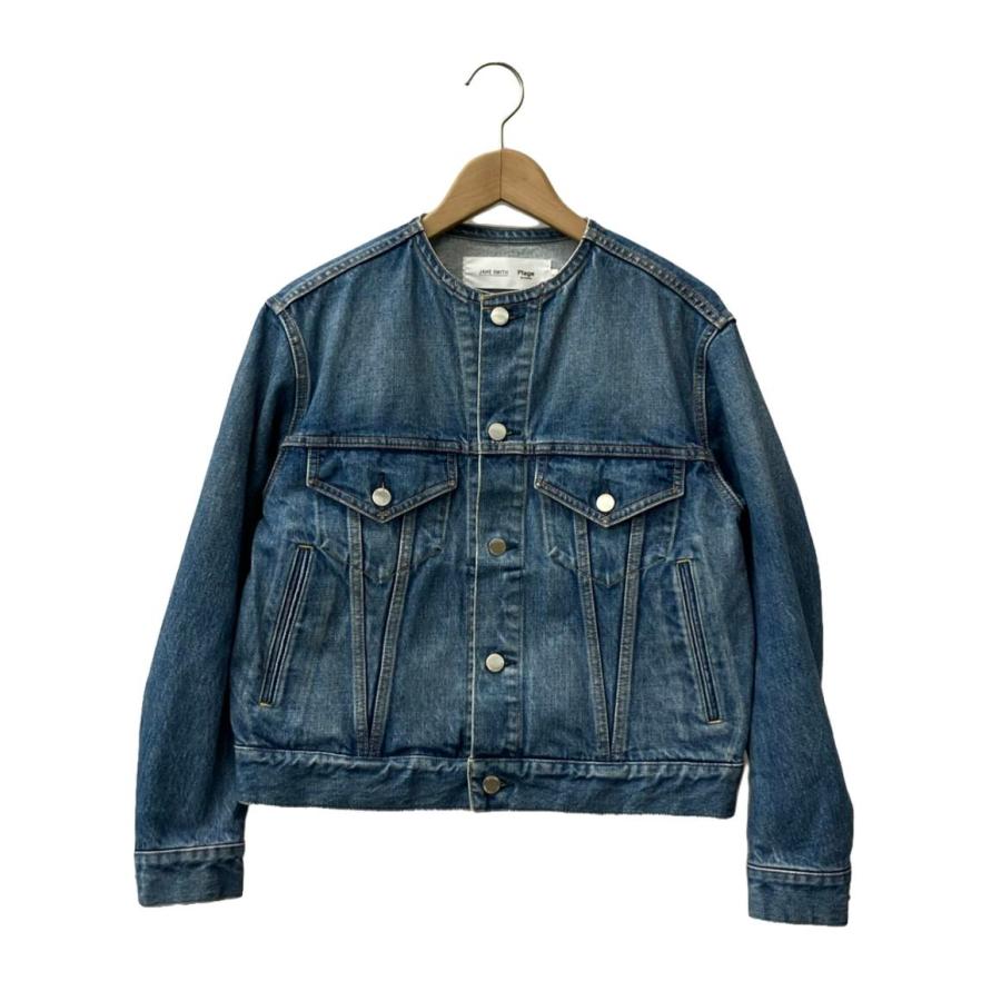 ジェーンスミス ノーカラーデニムジャケット レディース SIZE 36 (XS