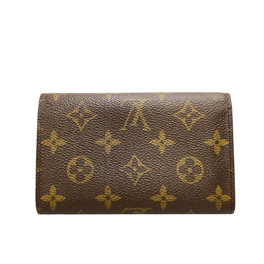 LOUIS VUITTON モノグラム 二つ折り財布 M61730 トレゾール ルイ・ヴィトン 二つ折り財布 ポルトモネ ビエ トレゾール モノグラム